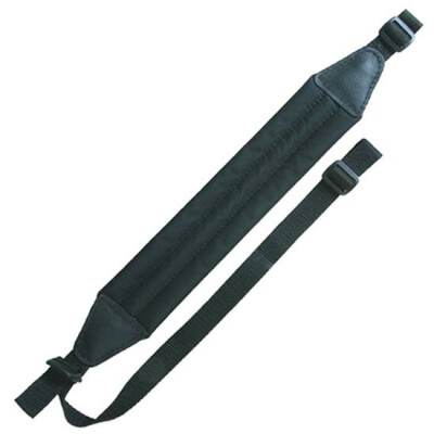 Outdoor Connection Economy Sling with Leather Trim Black