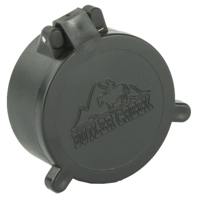 Butler Creek Flip-Open Scope Cover Objective Size 17 Polymer Black