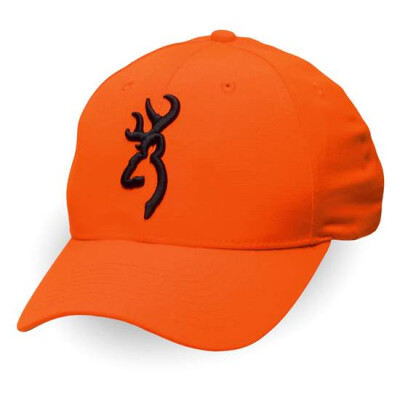 Browning Safety Cap with 3-D Buckmark Blaze Orange 30840501