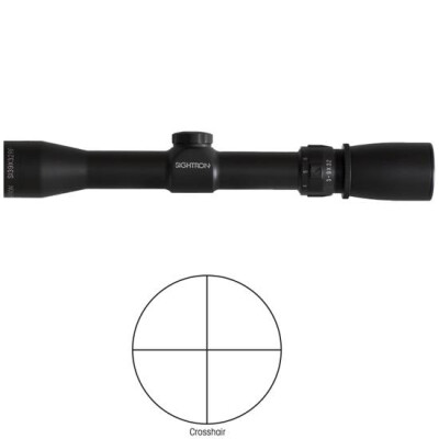Sightron Hunting Series 3-9x32 Riflescope Crosshair Reticle 1" Tube 1/4 MOA Adjustments Fixed Parallax Matte Black