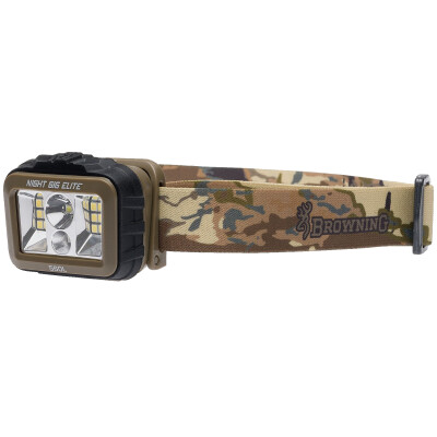 Browning Night Gig Elite Rechargeable Headlamp 560 Lumens Auric Camo