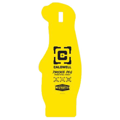 Caldwell AR500 Prairie Dog Target 3/8" AR500 Yellow
