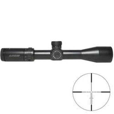Lucid LLC Crossover Optic 4-16x44mm Riflescope L5 Reticle 30mm Tube 1/8 MOA Adjustment Side Parallax Matte Black L-41644-L5