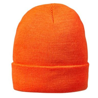 Hot Shot Basics 2-Ply Knit Cap Commander Blaze Orange
