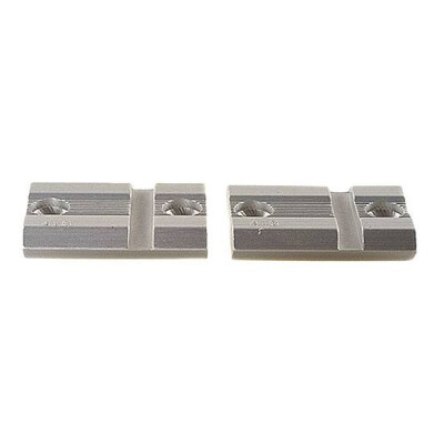 Weaver 418S Top Mount Aluminum 2 Piece Base Silver