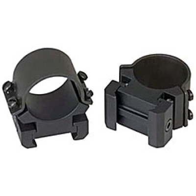Weaver 1" Sure Grip Rings High Adjustable Windage Black Matte