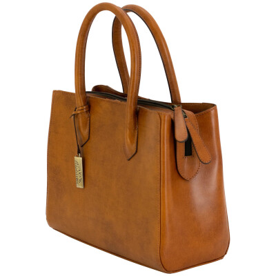 Cameleon Natalie Concealed Carry Handbag Full Size Tan