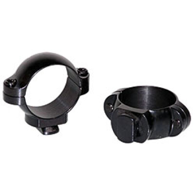 Leupold 1" Dual Dovetail Rings Low Gloss Black Finish