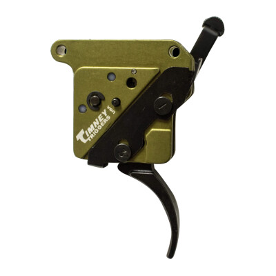 Timney Trigger Remington 700 Elite Hunter Drop In Replacement Trigger Right Hand Straight Trigger Shoe Aluminum Housing Black Finish
