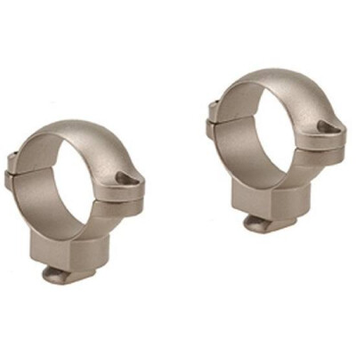 Leupold 1" Dual Dovetail Scope Rings Low Height Silver Finish 52313