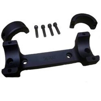 DNZ Products Game Reaper One Piece Scope Base/Ring Combo Remington 7400/7600/7615/750 1" Tube Medium Height 6061-T6 Billet Aluminum Anodized Matte Black Finish