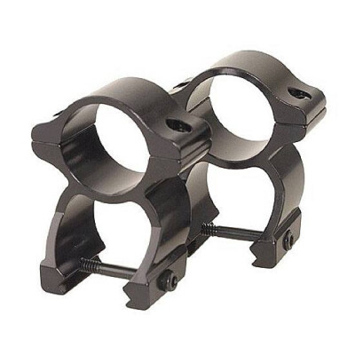 Leupold Rifleman 1" Detachable See-Thru Rings High Black Gloss Finish