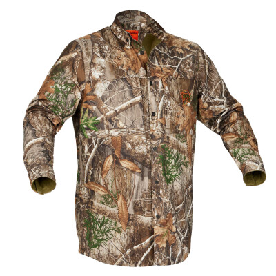 Arctic Shield Trek Button-Up Shirt Realtree Edge Camo