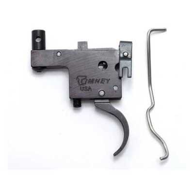 Timney Trigger for Ruger Model 77 with Tang Safety Adjustable from 1.5 LBS to 3.5 LBS Aluminum Black 601