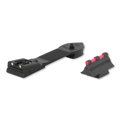 Williams Firesight Set For Ruger 10/22 Fiber Optic Sights Fixed Front Adjustable Rear Steel/Aluminum Matte Black