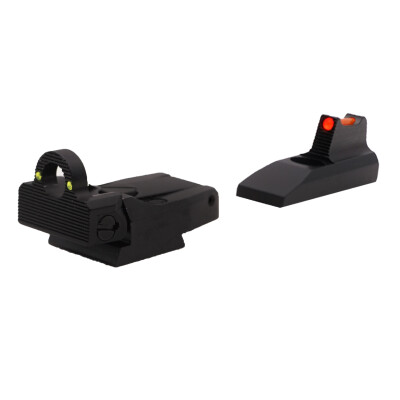 Williams Ghost Ring Fiber Optic Sights for Ruger Mark 3/4 with Bull Barrel