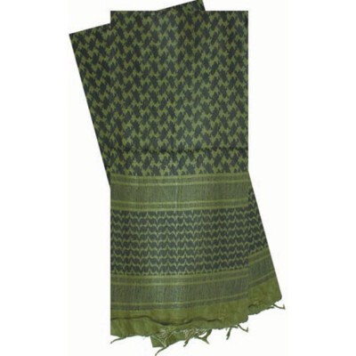 Red Rock Gear Tactical Shemagh 42"x42" 100% Cotton OD Green and Black