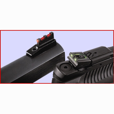 Williams Firesight Set Browning Buckmark .22LR with rear sights under 1" long Fiber Optic Sights Fixed Front Adjustable Rear Sights Aluminum Matte Black