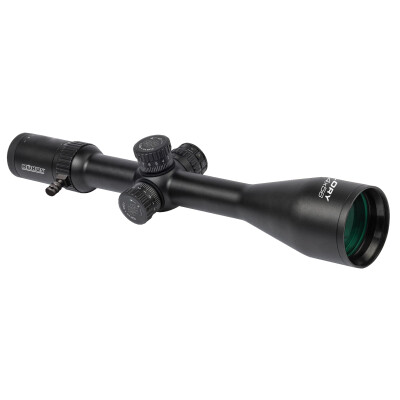 Konus Glory 3-24x56mm Riflescope 30mm Tube 2nd Focal Plane Illuminated Fine Crosshair Reticle 1/8 MOA Adjustments Side Parallax Focus Matte Black
