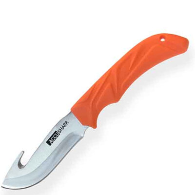 AccuSharp Gut Hook Knife Orange Handle
