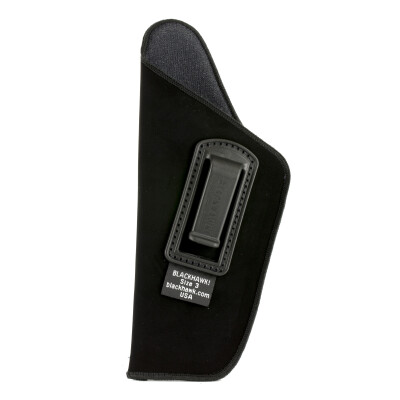 BLACKHAWK! Inside the Pants Holster for 4 1/2" to 5" Barrel Large Frame Autos, Left Hand, Belt Clip, Black