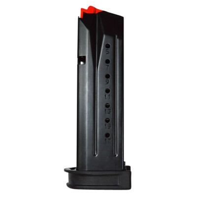 Steyr A2 MF Magazine 9mm Luger 17 Rounds Polymer Base Plate Steel Matte Black