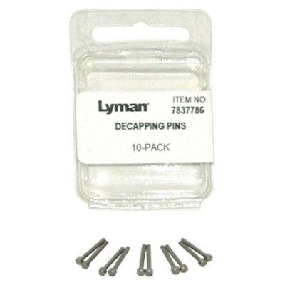 Lyman Decapping Pins Steel 10 Count 7837786