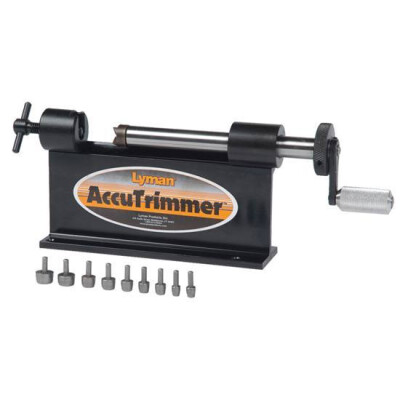 Lyman AccuTrimmer Set With 9 Pilots Aluminum Black 7862210