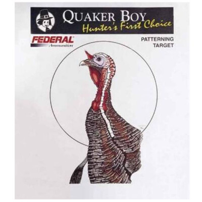 Quaker Boy Turkey Paper Patterning Target 20"x20" 100 Pack
