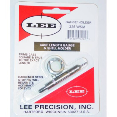 Lee Precision .325 WSM Case Trim Gauge and Shell Holder Steel 90222