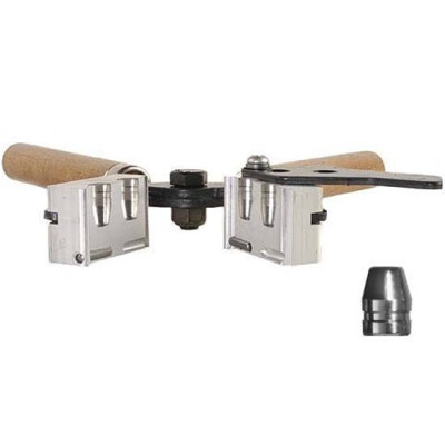 Lee Precision Double Cavity Mold Produces a .452 Diameter 230 Grain Round Nose Bullet Handles Included