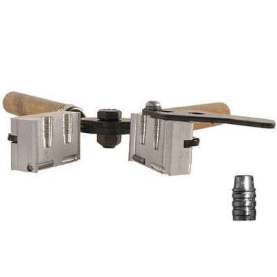 Lee Precision Double Cavity Mold Produces a .358 Diameter 158 Grain Semi Wad Cutter Bullet Handles Included