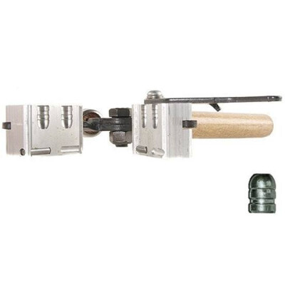 Lee Precision Double Cavity Mold Produces a .358 Diameter 125 Grain Flat Nose Bullet