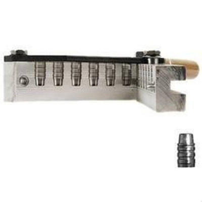Lee Precision 6 Cavity Bullet Mold .358 Diameter 158 Grain Round Flat Nose 38 Spl and similar Mold Only No Mold Handles Aluminum