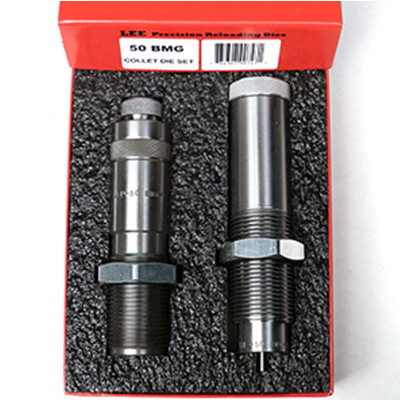 Lee Precision 2-Die Set .50 BMG Collet Neck Sizing/Bullet Seating Die
