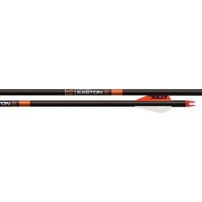 Easton Archery Bowhunter 340 6.5mm Arrow 2â€ Bully Vane Fletching Carbon Shaft 6-Pack