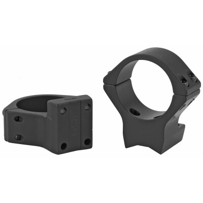 Talley Manufacturing Lightweight Two Piece Scope Mounts/Integral Rings 1" Tube Low Height Marlin 336/Marlin 1895 Aluminum Matte Black Finish