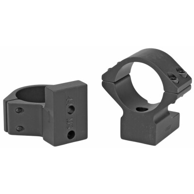 Talley Manufacturing Lightweight Two Piece Scope Mounts/Integral Rings 1" Tube Medium Height Marlin 336/Marlin 1895 Aluminum Matte Black Finish