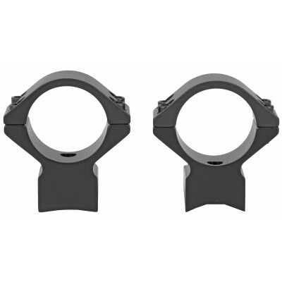 Weatherby Vanguard Lightweight 1-Piece Alloy Scope Mount 1" Medium Rings Black Anodized Finish
