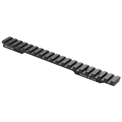 Weaver Extended Multi-Slot One Piece Base Picatinny/Weaver Compatible Winchester XPR Long Action Platforms 6061-T6 Aluminum Hard Coat Anodized Finish Matte Black