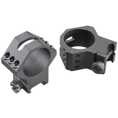 Weaver Tactical Six Hole Picatinny Rings 34mm Rings High Matte Finish Black 99684
