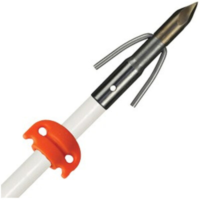 AMS Bowfishing Chaos Point With White Fiberglass Shaft