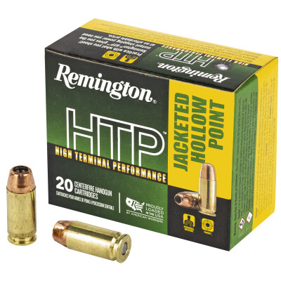 Remington HTP .40 S&W Ammunition 20 Rounds JHP 180 Grain