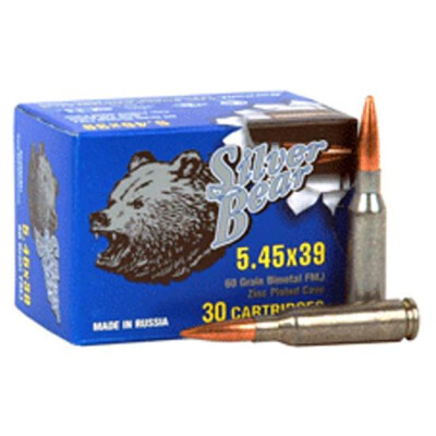 Silver Bear 5.45x39mm 60 Grain Bi-Metal FMJ 750 Rnd Case