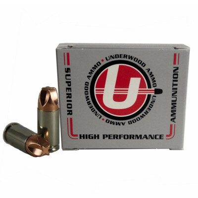 Underwood Ammo 9mm Luger +P+ Ammunition 20 Rounds Xtreme Defender 90 Grain