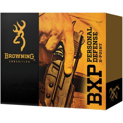 Browning BXP .380 ACP Ammunition 20 Rounds X-Point JHP 95 Grain