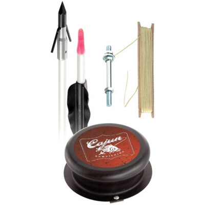 Cajun Bowfishing Piranha Bowfishing Kit Fiberglass Arrow with Piranha Tip and Drum Reel ABF4990E