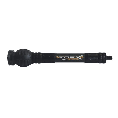 Custom Bow Equipment TorX Stabilizer 7.5" Carbon Fiber Black