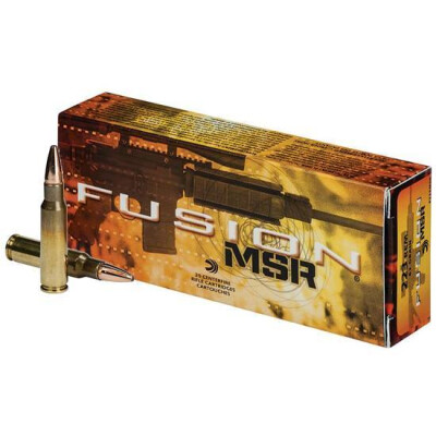 Federal Fusion MSR .223 Rem 62 Grain Fusion Soft Point 20 Round Box
