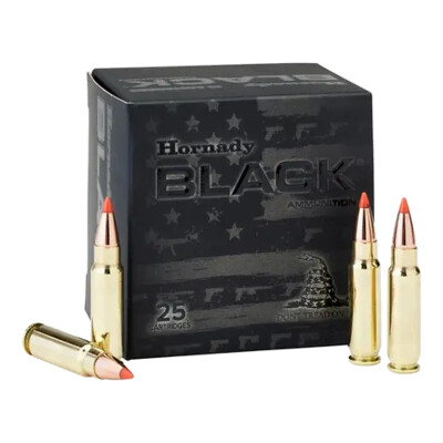 Hornady BLACK 5.7x28 Ammunition 25 Rounds V-MAX 40 Grain
